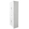 Bathroom Storage Cabinet with Doors and Drawer, Multiple Storage Space, Adjustable Shelf, White