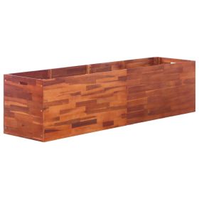 Garden Raised Bed Acacia Wood 78.7"x19.7"x19.7"