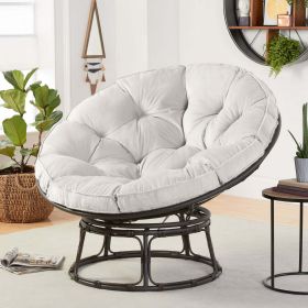 Papasan Chair 46" Wide, Pumice Gray, Upholstery