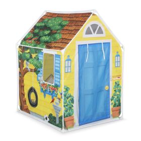 Cozy Cottage Fabric Play Tent and Storage Tote