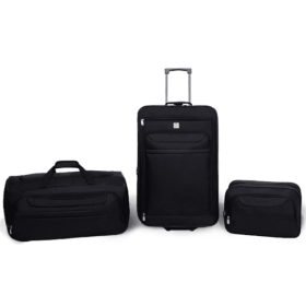 3 Piece Luggage Set, 24" Check Bag, 22" Duffel, and Tote