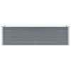 Garden Raised Bed Galvanized Steel 63"x15.7"x17.7" Gray