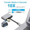 Type-C To 4K HDMI-compatible VGA USB C 3.0 Hub Adapter For MacBook Nintendo Samsung S20 Dex Huawei P30 Dock Xiaomi 10 TV