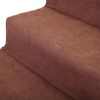 3 Steps Pet Stairs for Dogs and Cats - Dark Brown