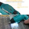 Cordless Electric Screwdriver Set Rechargeable 4.8V Drill Driver w/45 Drill Bits Carrying Case