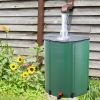 66 Gallon Folding Rain Barrel Water Collector Green