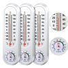 Outdoor Indoor Thermometer Moisture Humidity Meter Wall Mounted- 3 PACK