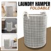 Foldable Hamper - Lightweight Laundry Basket Washing Bag For Home, Dorm & Travel