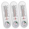 Outdoor Indoor Thermometer Moisture Humidity Meter Wall Mounted- 3 PACK