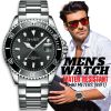 Men's Watch Classic Stainless Steel Quartz Luxury Wristwatch Relojes De Hombre