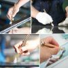 2PCS Professional Diamond Tip Glass Cutter Steel Blade Precision Cutting Tools