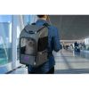 2-in-1 Pet Backpack Travel Carrier, Airline Approved & Guaranteed On Board, Gray, Medium
