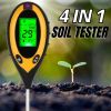 4 In 1 LCD Digital PH Tester Soil Water Moisture Light Temperature Test Meter US