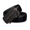 Microfiber Leather Mens Ratchet Belt Belts For Men Adjustable Size, Slide Buckle