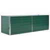 Garden Raised Bed Galvanized Steel 94.5"x31.5"x31.3" Green