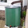 66 Gallon Folding Rain Barrel Water Collector Green