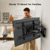 Full Motion TV Wall Mount Bracket for 37 to 75 inch TVs , Holds up to 132 lbs, PSLFK10