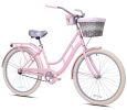 BCA 26 in. Charleston Adult Female Cruiser Bike, Pink