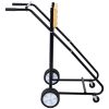 Outboard Boat Motor Stand, Engine Carrier Cart Dolly for Storage, 315lbs Weight Capacity, w/Wheels (wood)