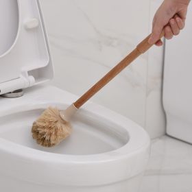 Wooden Household Handle Toilet Brush Cleaning Tools Bathroom Cleaning Brush Kitchen Floor Cleaner Brushes (Option: 862678)