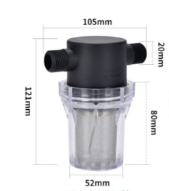 Enhanced Pipeline Pre-filter Well Water Filter Water Purifier Filter Household Filter Sediment Filtration (Option: 40mesh filter inner thread-0.5inch interface)
