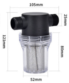 Enhanced Pipeline Pre-filter Well Water Filter Water Purifier Filter Household Filter Sediment Filtration (Option: 40mesh filter inner thread-0.75inch interface)