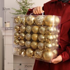 Christmas Tree Pendant Ball Creative Decoration (Option: Rose gold116)