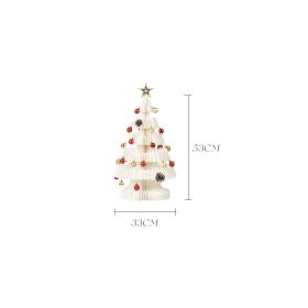 Decorate Christmas Decorations With Ornaments (Option: A white 53cm)