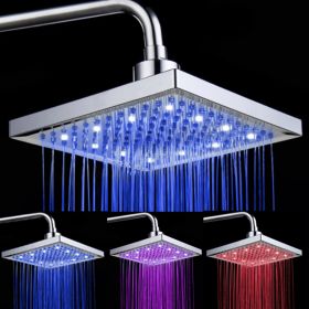 Luminous color changing shower head (Option: Tricolor)