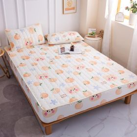 Cotton Covered Anti Slip Cartoon Bedspread (Option: Orange soda-180x200cm)