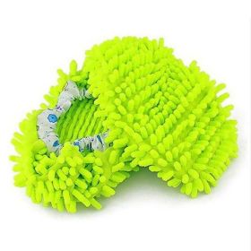 Mop Slippers (Option: one pair-Green)