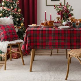 Christmas Lattice Snowflake Holiday Decoration Fashion (Option: Big checked red-140X140cm)