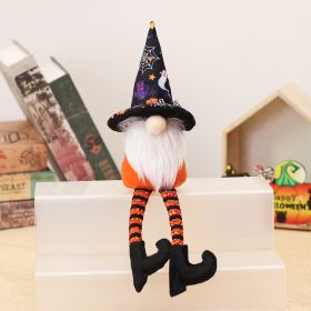 New Product Decorative Cartoon Long Legs Forest Man Doll Ornament (Option: XY17 C Orange Body)