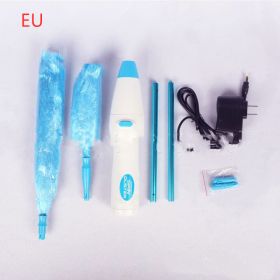 2021 New Electrinic Hair Brush Spin Electric Hand Duster Motorized Dust Baguette Eliminates Dust House Clean Brush (Option: Rechargeable EU)