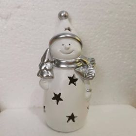 Santa Claus Snowman LED Festival Home Decoration Decoration Resin Crafts (Option: Christmas snowman)