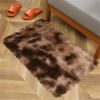 1pc, Plush Silk Fur Rug for Indoor Bedroom and Living Room - Soft and Luxurious Floor Mat