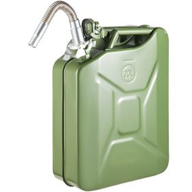 5.3 Gal / 20L Portable American Jerry Can Petrol Diesel Storage Can (Color: Army Green A)