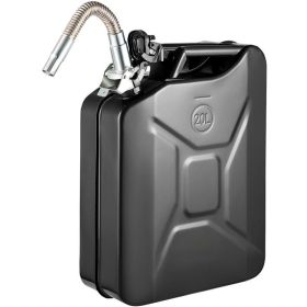 5.3 Gal / 20L Portable American Jerry Can Petrol Diesel Storage Can (Color: Black A)