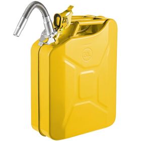 5.3 Gal / 20L Portable American Jerry Can Petrol Diesel Storage Can (Color: Yellow)