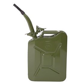 5.3 Gal / 20L Portable American Jerry Can Petrol Diesel Storage Can (Color: Army Green)