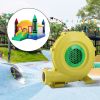 Outdoor Indoor Air Blower, Pump Fan for Inflatable Bounce Castle, Water Slides, Safe, Portable - Yellow and Green XH