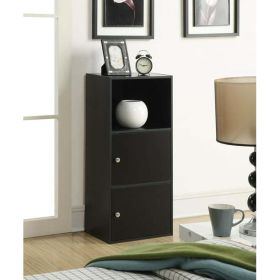 Storage 1 Door Cabinet (Actual Color: Black)