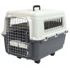 Plastic Dog IATA Airline Approved Kennel Carrier, Medium