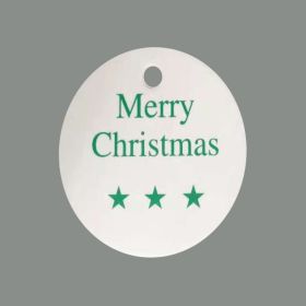 Christmas Small Hangtag Christmas Gift Box Decoration Accessories Pendant Spot Cute Small Card In Stock Wholesale (Option: Three Stars)