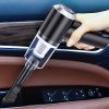 Portable Car Vacuum Cleaner; Rechargeable Handheld Automotive Vacuum Cleaner For Car Wireless Dust Catcher Cyclone Suction