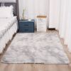 1pc, Plush Silk Fur Rug for Indoor Bedroom and Living Room - Soft and Luxurious Floor Mat