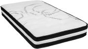 Capri Comfortable Sleep 10" Medium Tight Top Hybrid Pocket Spring Mattress, Twin