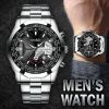 Men's Watch Relojes De Hombre Stainless Steel Quartz Luminous Classic Watches