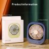 Portable Desktop Office Desktop Electric Fan; Dormitory Large Wind USB Charging Silent Mini Small Fan; 1 Piece