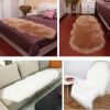 New Carpet Plush Soft Sheepskin Bedroom Carpet Imitation Wool Pad Long Hair Bedside Mat Sofa Cushion Rugs Living Room Fur Carpet